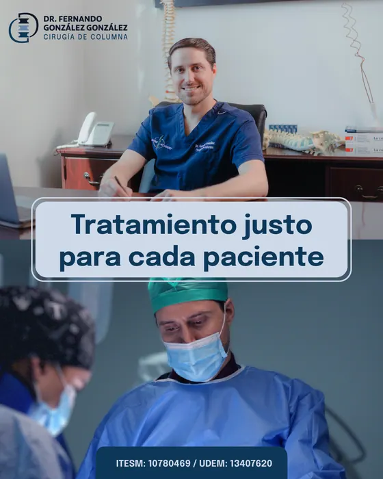 Ejemplo de post con mensaje de confianza para pacientes