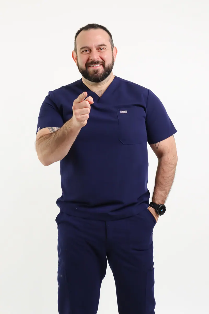 Sesión fotográfica profesional de un cirujano articular
